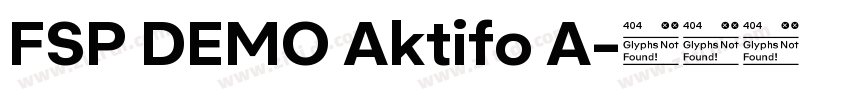 FSP DEMO Aktifo A字体转换 FSP DEMO Aktifo A字体转换